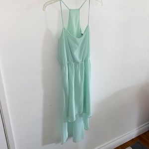 Forever 21 High-to-low Dress - Seafoam/mint green - Small